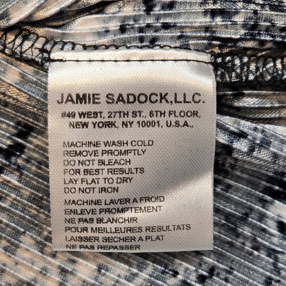 Jamie Sadock Sleeveless Golf Top Quarter Zip Blue Black Women’s Medium - Picture 4 of 8